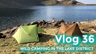 WILD CAMPING IN THE LAKE DISTRICT | CONISTON LAKES | #wildcamping #lakedistrict