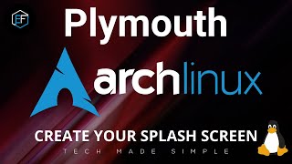 Arch Linux: installing Plymouth