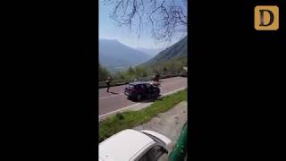 Auto-moto, l'impressionante incidente vicino Asiago