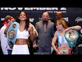 Gabriela Fundora vs Gabriela Celeste Alaniz OFFICIAL for undisputed 112 lbs title @GoldenBoyBoxing