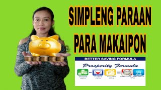 SIMPLENG PARAAN PARA MAKAIPON (PROSPERITY FORMULA)