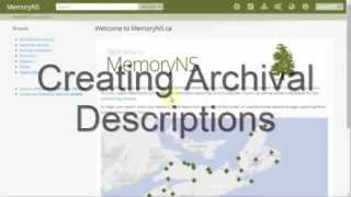 Creating Archival Descriptions