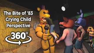 360°| The Bite of '83 - FNAF 4 Ending Animated (Crying Child Perspective)
