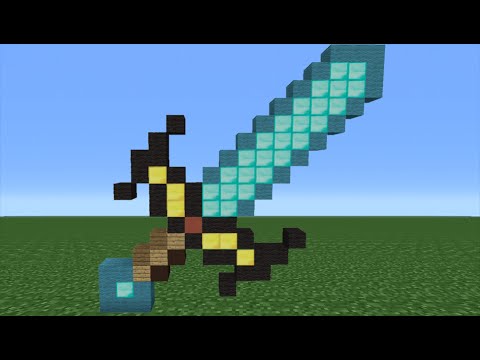 Minecraft Tutorial How To Make An Enchanted Diamond Sword Minecraft