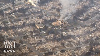 Raging Los Angeles Fires Continue to Wreak Destruction | WSJ News