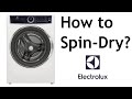 How To Spin Dry on Electrolux Washer #SHORTS