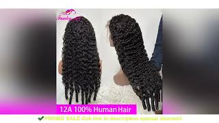 12ABurmese Curly Human Hair Wigs Brazilian Pixie Curls HD Transparent Lace Frontal Wig For Women Bur