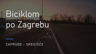 Biciklom po Zagrebu 6 | Zapruđe - Središće uz zalazak sunca 🌇🌇