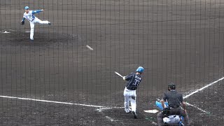 江越　ホームラン　日ハム　キャンプ　紅白戦