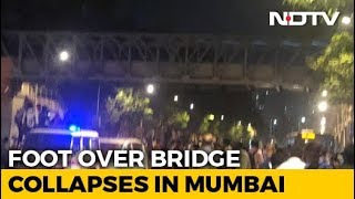 Foot Overbridge Near CST Railway Station In Mumbai Collapses, Many Hurt