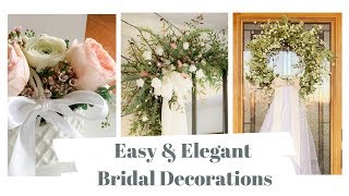 Easy and Elegant DIY Bridal Shower Decorations