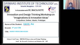 4SN22CS051 Likhith Rai, SIT Mangaluru, BIDTK158/258 Workshop Presentation Mentored by Dr. Prasad P.