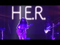 H.E.R. - "Carried Away" & "2" December 2 2018