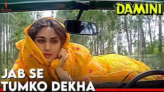 जबसे तुमको देखा | Jab Se Tumko Dekha with lyrics | Damini | Rishi Kapoor | Sunny Deol