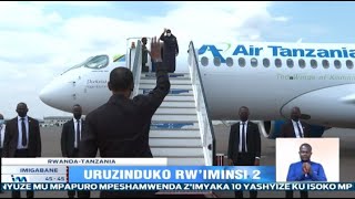 Perezida wa Tanzania Samia Suluhu yasoje uruzinduko rw’iminsi 2 yagiriraga mu Rwanda