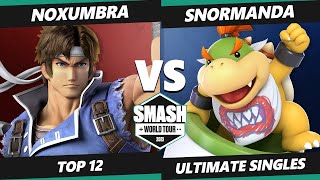 SWT EU RF Top 12 - Noxumbra (Richter) Vs. Snormanda (Bowser Jr) SSBU Ultimate Tournament