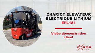 Chariot élévateur Lithium 1800 kg EFL181 EXPERLIFT