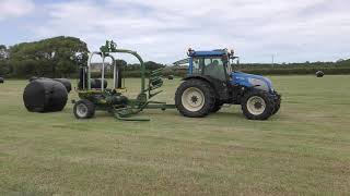 A McHale HS2000 High Speed Round Baler