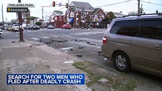 Speeding driver runs red light and kills woman before fleeing, police say