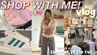 SUMMER SHOP WITH ME!!🛒🎀 get out of a fashion rut, collective clothing haul, outf