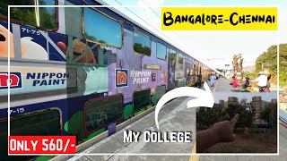 Luxury Double Decker Train in India | 22626 Bangalore-Chennai DD AC Exp | The 7 Minute Series #4