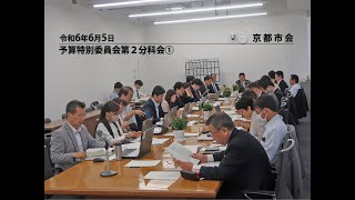 【京都市会】予算特別委員会第２分科会R060605 ①