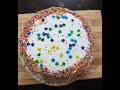 Vanilla Cake | Funfetti Cake | Sprinkles #shorts #vanillacake #funfetticake