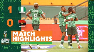 HIGHLIGHTS | Nigeria 🆚 Angola | #TotalEnergiesAFCON2023 - Quarter Finals