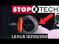 StopTech Slotted Rotors And Sport Brake Pads Install On My 2011 Lexus IS350..