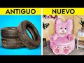 FORMAS CREATIVAS DE REUTILIZAR NEUMÁTICOS VIEJOS ♻️✨ IDEAS ÉPICAS DE RECICLAJE