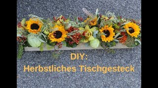 DIY: Herbstliches Tischgesteck