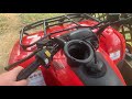 How to start a Honda Recon and put it in reverse