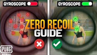 How To HOLD PHONE and Get Zero Recoil In PUBG MOBILE/BGMI | Gyroscope and ADS Guide