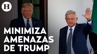 ¡AMLO responde a la amenaza de Trump! Afirma que frontera entre EU y México “no se puede cerrar”