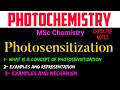 Photosensitization-Concept Example & Mechanism #mscchemistrynotes #photochemistry @itschemistrytime