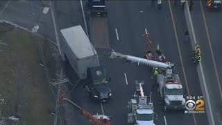 Truck Slams Into Power Lines, Shuttering Rt. 17 In NJ