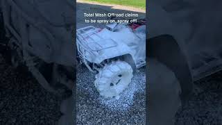 How to get an old worn out ATV clean without scrubbing!