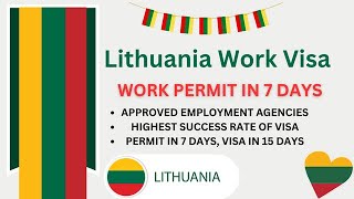 Lithuania Seasonal Laborer Visa (Process of Application) 2024 Latest Updated