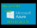 How to Start Stop and  delete the VM in Azure || STEP BY STEP || Azure Videos || Dinesh Kumar M