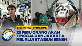 Update! Kepadatan Arus Liburan Jelang Tahun Baru di Stasiun Senen - [Metro Pagi Primetime]