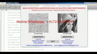 Image Encryption & Decryption Using ECC | With Source Code | Elliptic Curve Cryptography Matlab Code