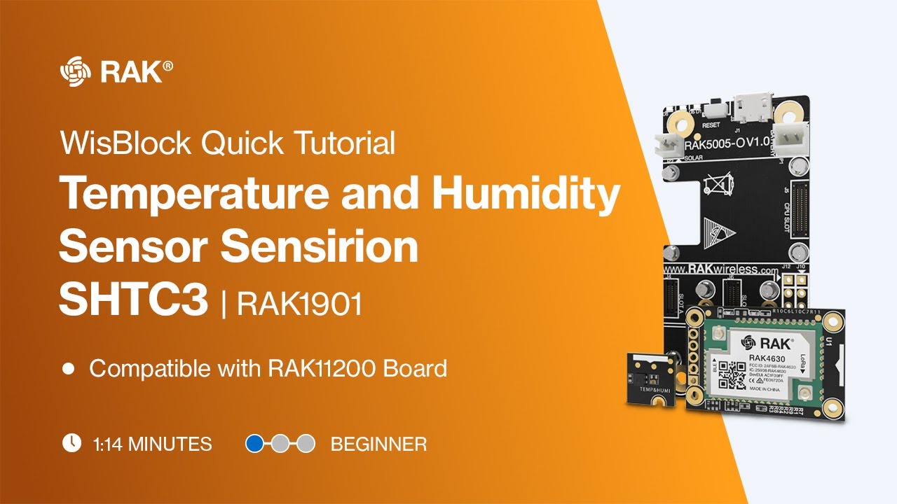 Temperature And Humidity Sensor Sensirion SHTC3 Work With Arduino IDE ...