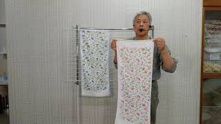 小花柄フェイスタオルの説明です徳島呉服寝具洋服タオルギフト山善