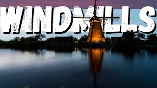 Windmills of Kinderdijk - A Serene Dutch Landscape | 4K HD Video 2023 | Explore the world