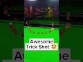 Awesome Trick Shot #snooker #viral #trending #pool #youtubeshorts