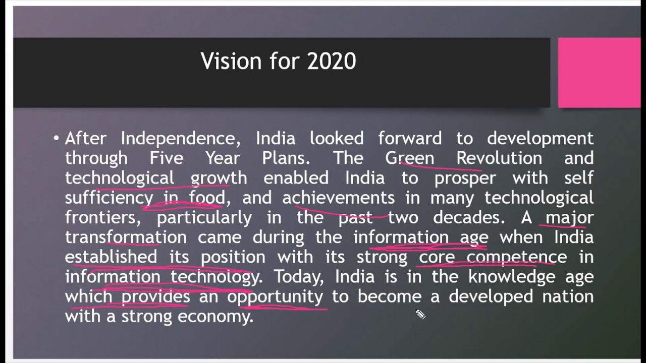 B.A./B.Com & B.Sc -I General English Vision For 2020 Part III - YouTube