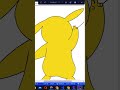 Pikachu in Python Turtle #shorts #pikachu #turtle #python