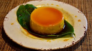 Coconut Flan (with Pandan) - Easy Recipe