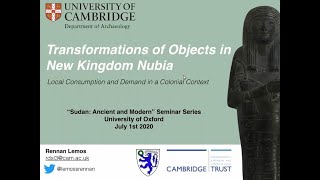 Transformations of Objects in New Kingdom Nubia | Rennan Lemos