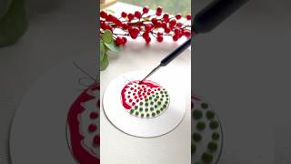 SATISFYING Water Drop 🌲♥️ Christmas Water Drop Art #satisfying #waterdropart #relaxing #trending